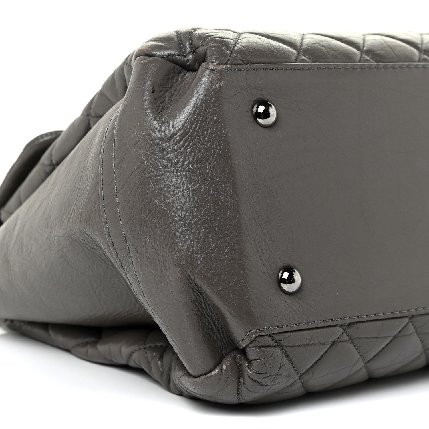 Chanel Aged Calfskin Medium Lady Pearly Flap Grey 5 of 24