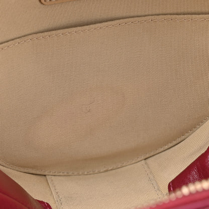 Chanel Glazed Calfskin Round As Earth Evening Bag Rouge 14 of 14