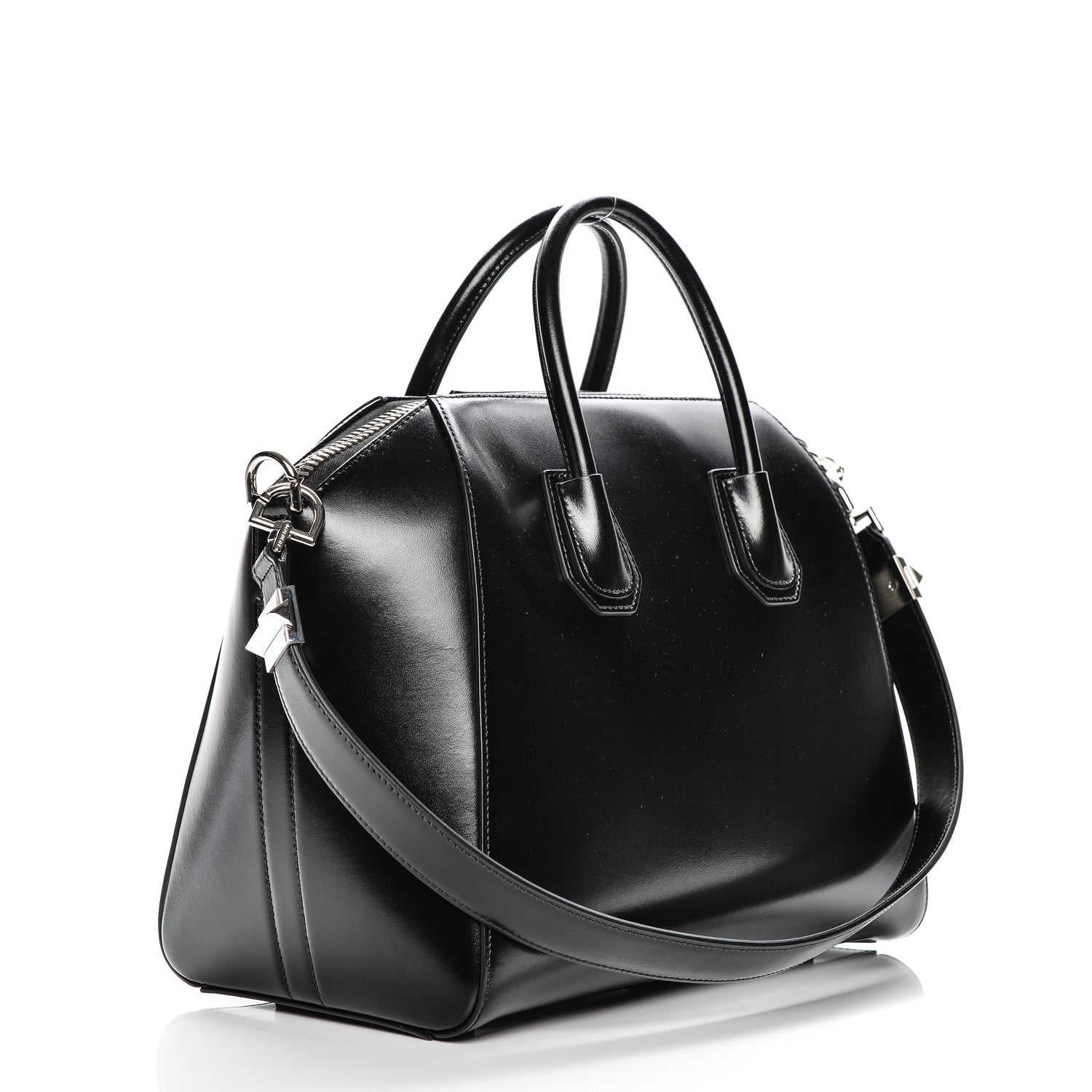 Givenchy Shiny Lord Calfskin Medium Antigona Black 3 of 7