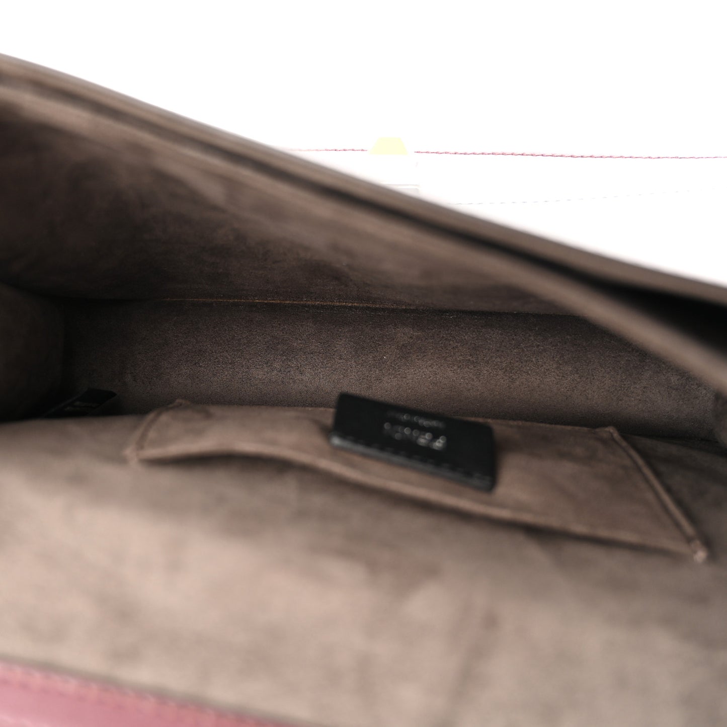 Vitello Pelo Dolce Liberty Lucido Sfumato Leopard Kan I Shoulder Bag Grigio Marrone Bordeaux