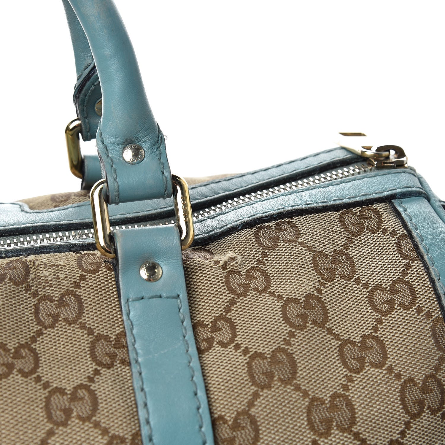 Gucci Monogram Medium Joy Boston Teal 21 of 25