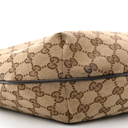 Gucci Monogram Medium Half Moon Hobo Dark Brown 9 of 13