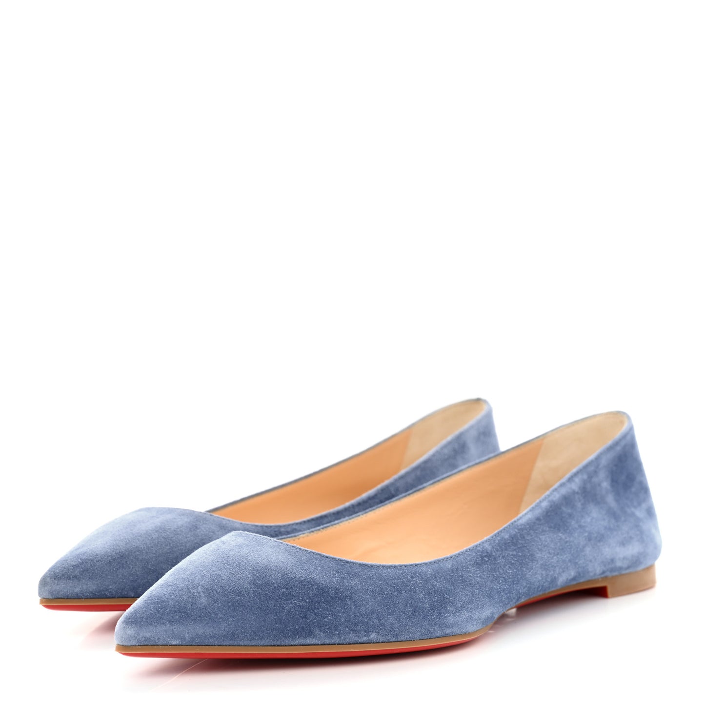 Veau Velours Ballalla Pointy Toe Flats 36.5 Jeans