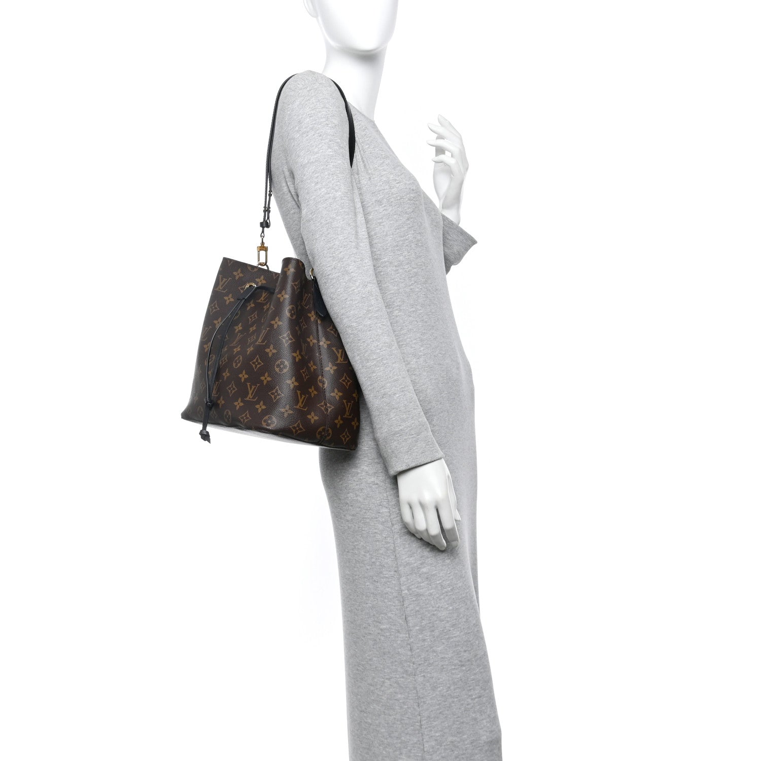 Louis Vuitton Monogram Neonoe MM Black 2 of 9