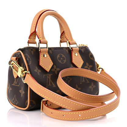 Louis Vuitton Monogram Nano Speedy Bandouliere 3 of 11