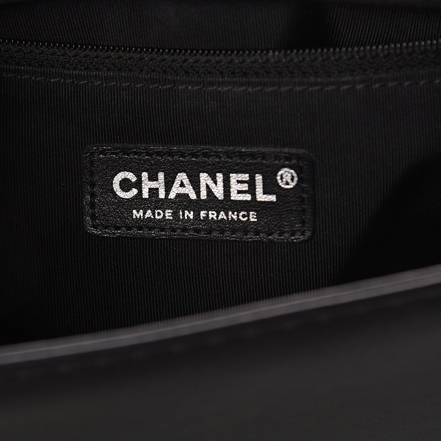 Lambskin Quilted Large Boy Flap Black