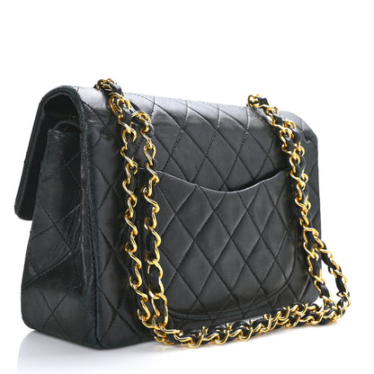 Chanel Lambskin Quilted Small Double Flap Black 3 of 10