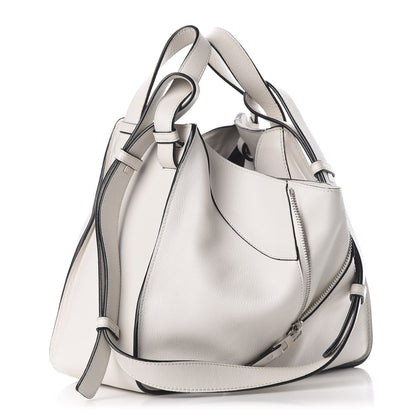Loewe Calfskin Medium Hammock Shoulder Bag Soft White 3 of 10