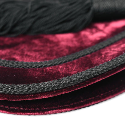 Saint Laurent Velvet Opium 2 Crossbody Bag Bordeaux Black 9 of 9