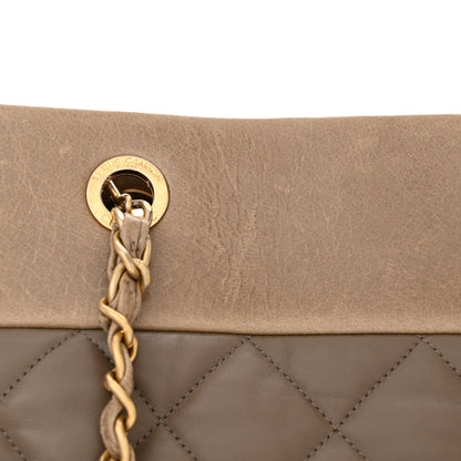 Chanel Calfskin Quilted Large Soft Elegance Tote Beige 13 of 14