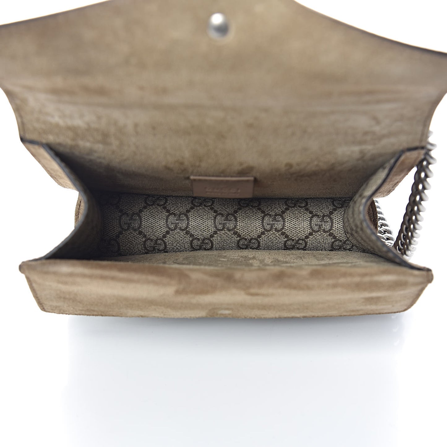 GG Supreme Monogram Mini Dionysus Shoulder Bag Taupe