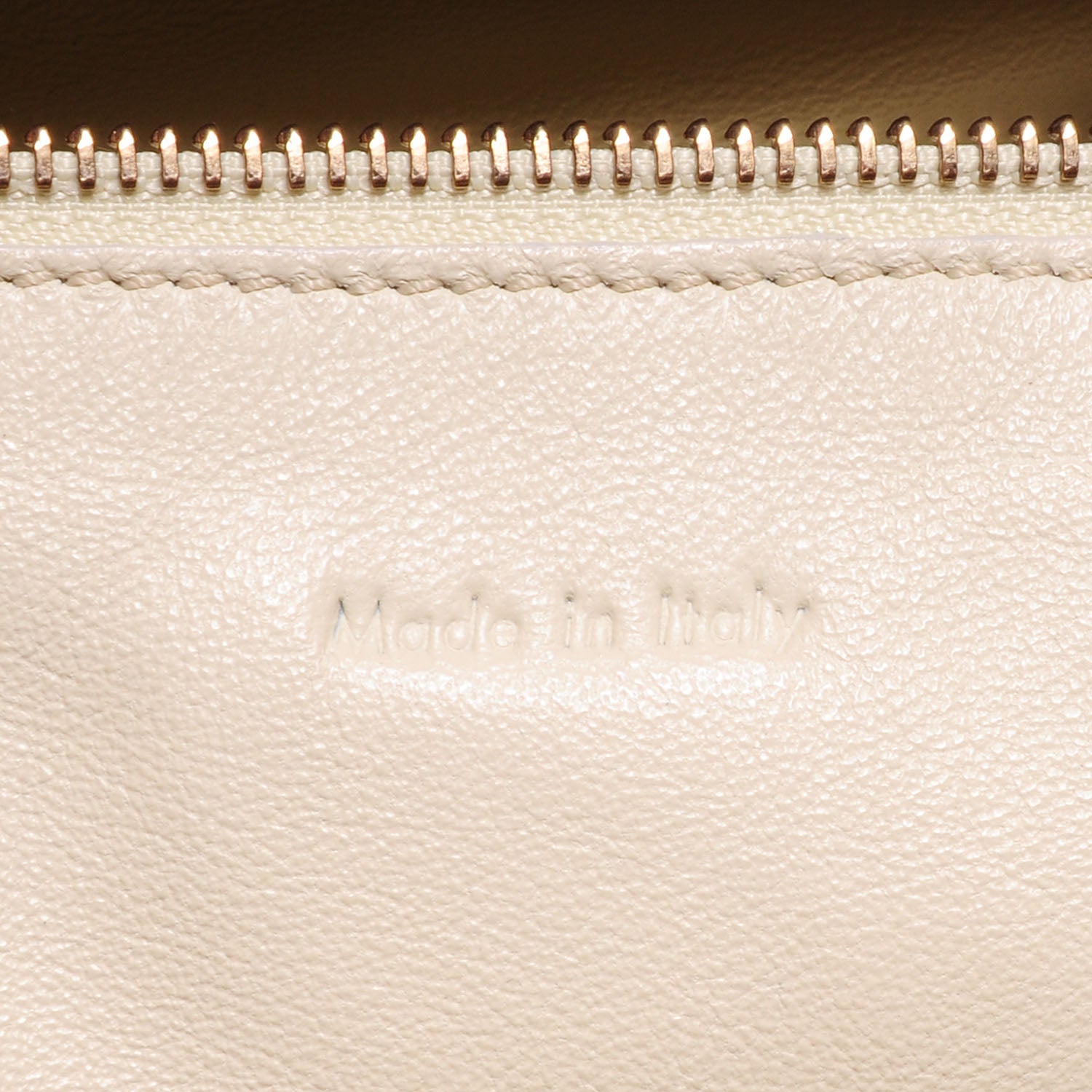 Celine Smooth Calfskin and Shrunken Lambskin Mini Tri-Color Luggage Chalk 9 of 10