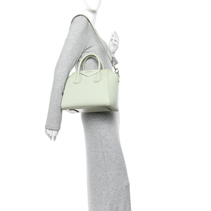 Givenchy Shiny Lord Calfskin Small Antigona Aqua Green 2 of 10