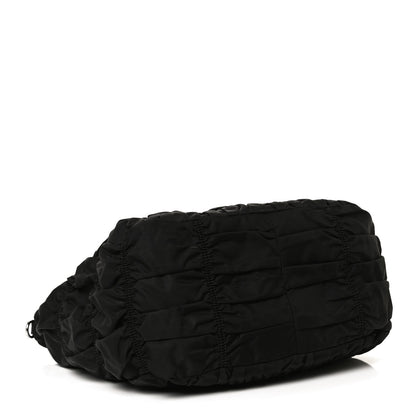 Prada Tessuto Nylon Gaufre Tote Black 4 of 13