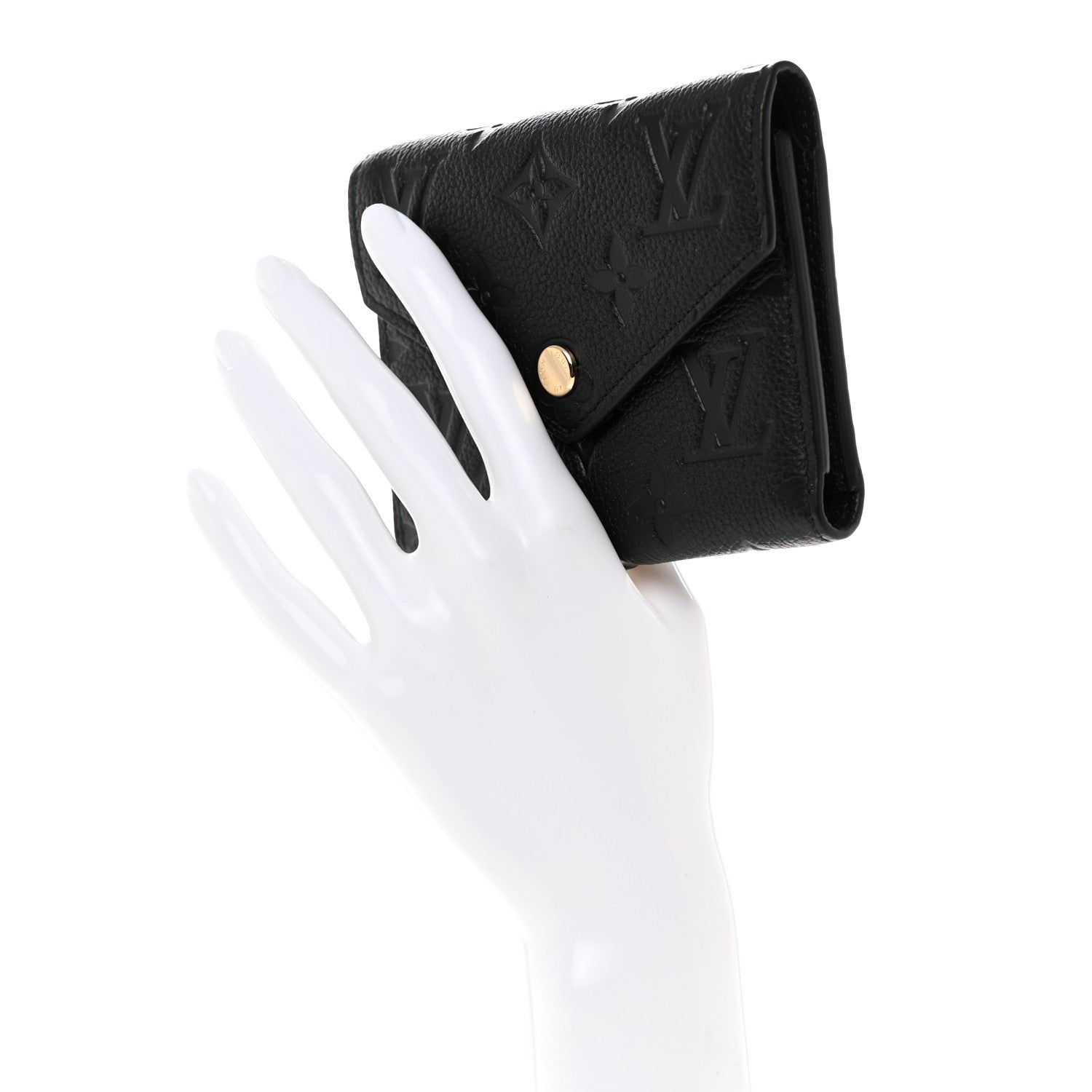 Louis Vuitton Empreinte Victorine Wallet Black 2 of 6