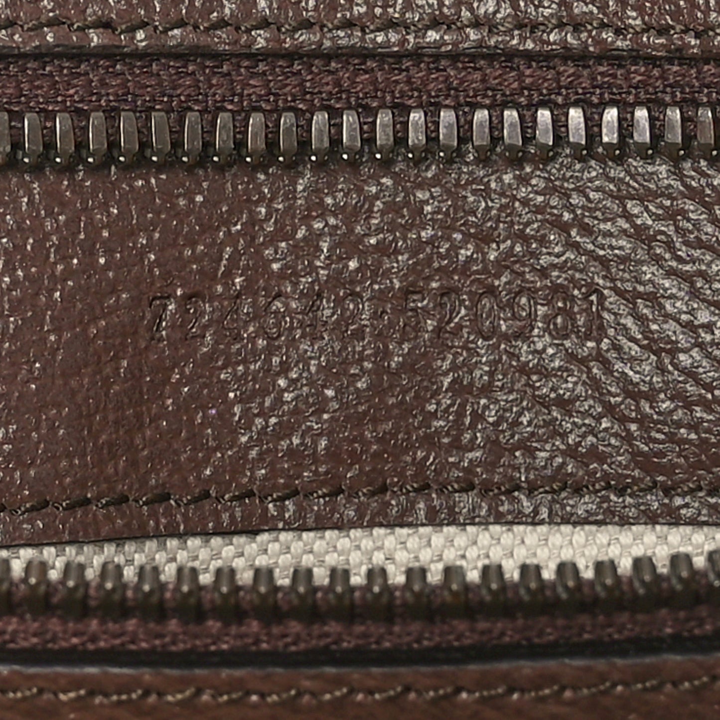 GG Supreme Monogram Textured Dollar Calfskin Web Medium Savoy Duffle Bag Beige Ebony New Acero