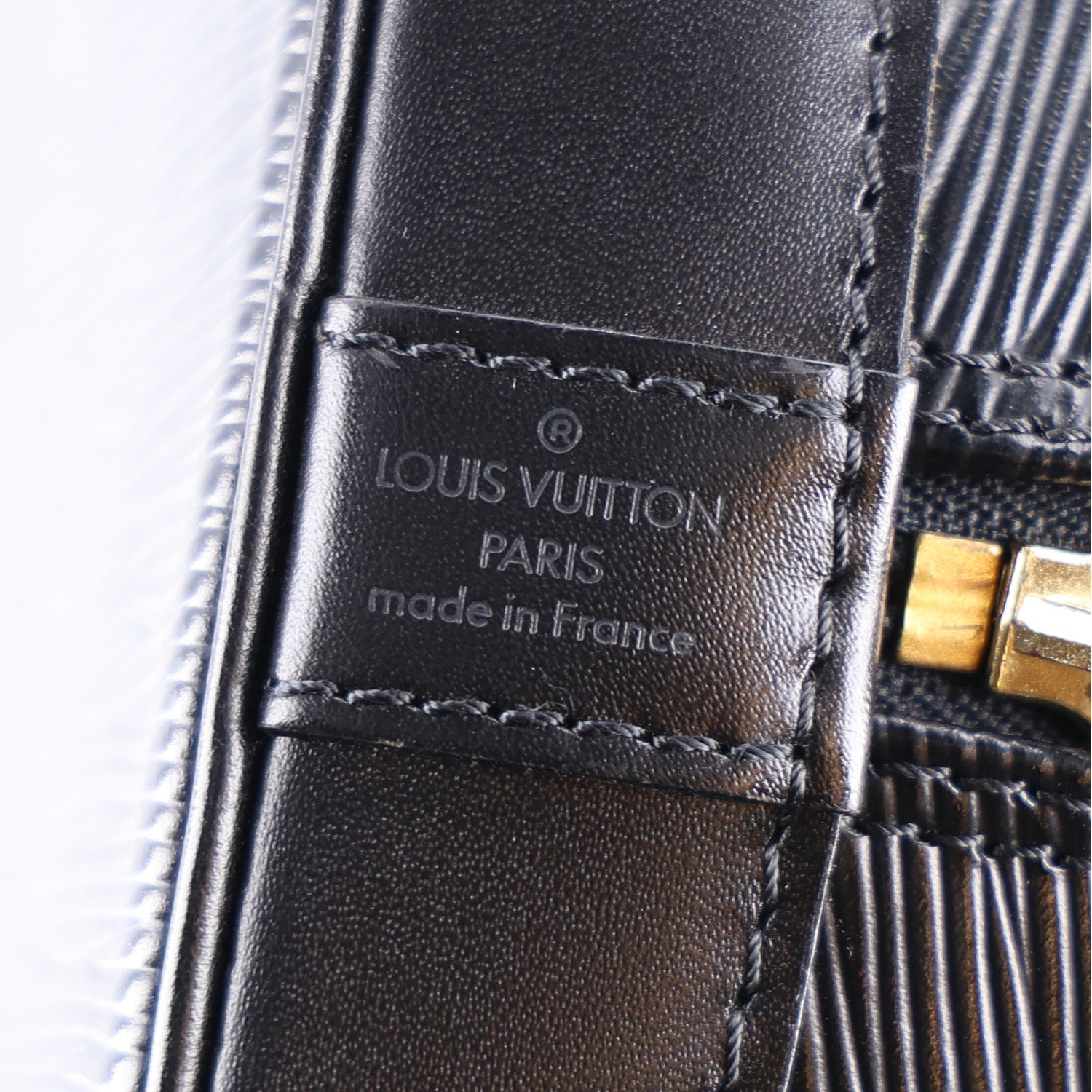 Louis Vuitton Epi Alma PM Black 7 of 10