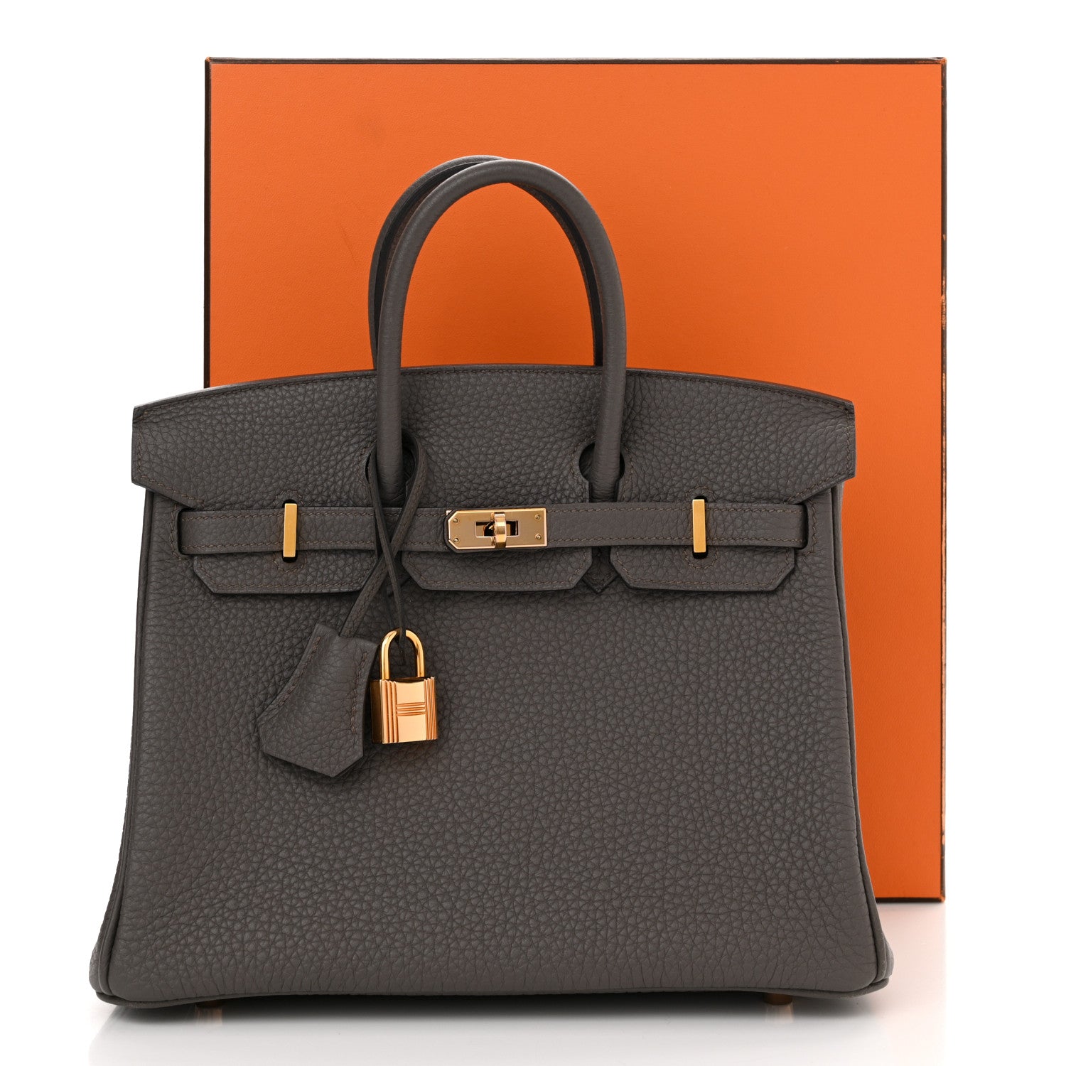 Hermes Togo Birkin 25 Etain 15 of 15