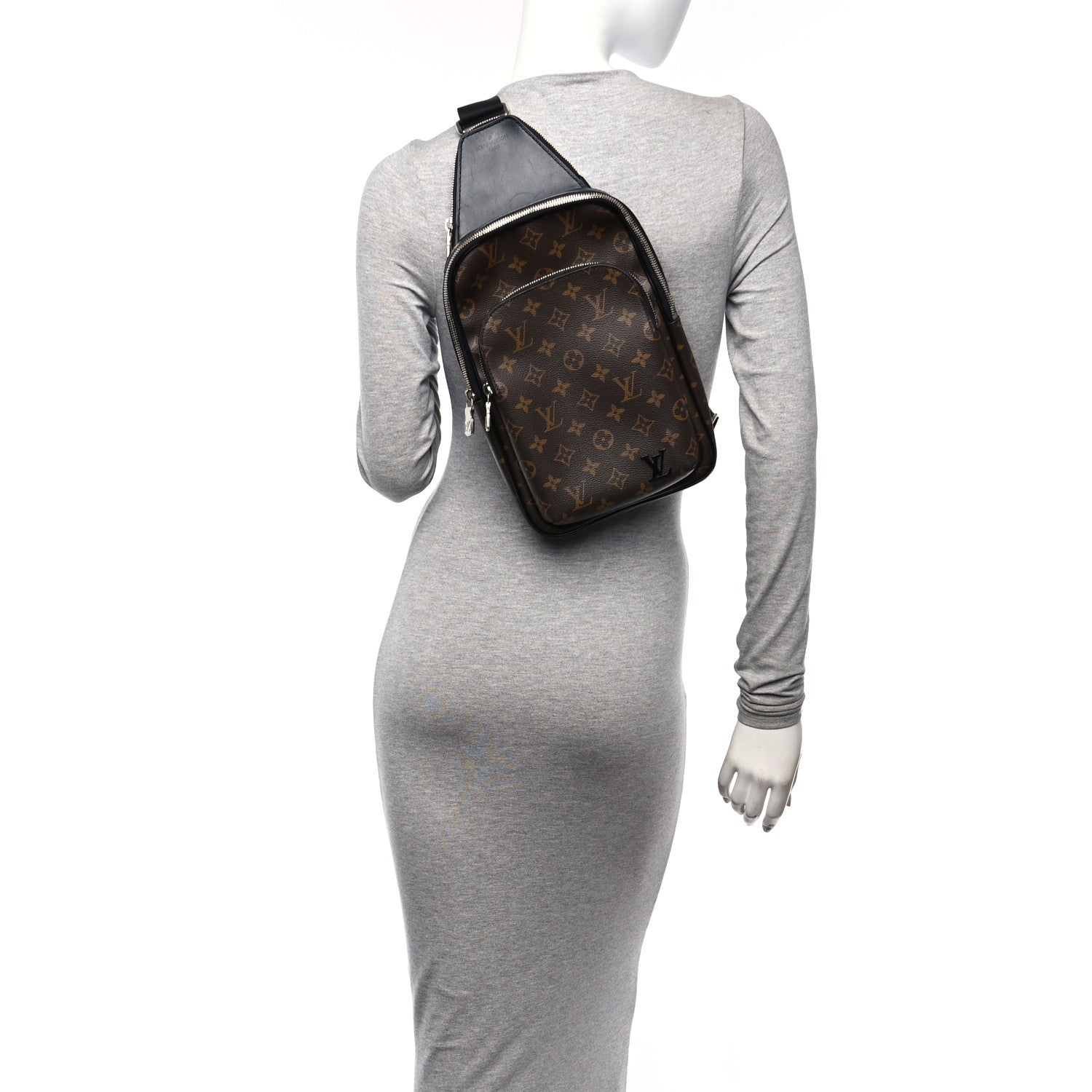Louis Vuitton Monogram Macassar Avenue Sling Bag NM 2 of 9