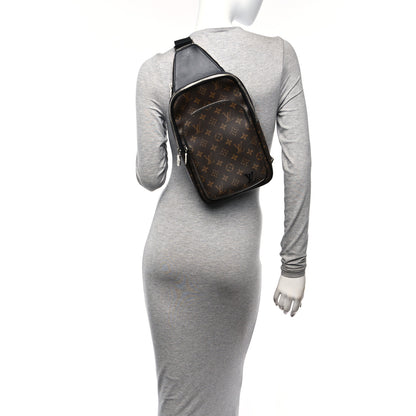 Louis Vuitton Monogram Macassar Avenue Sling Bag NM 2 of 9