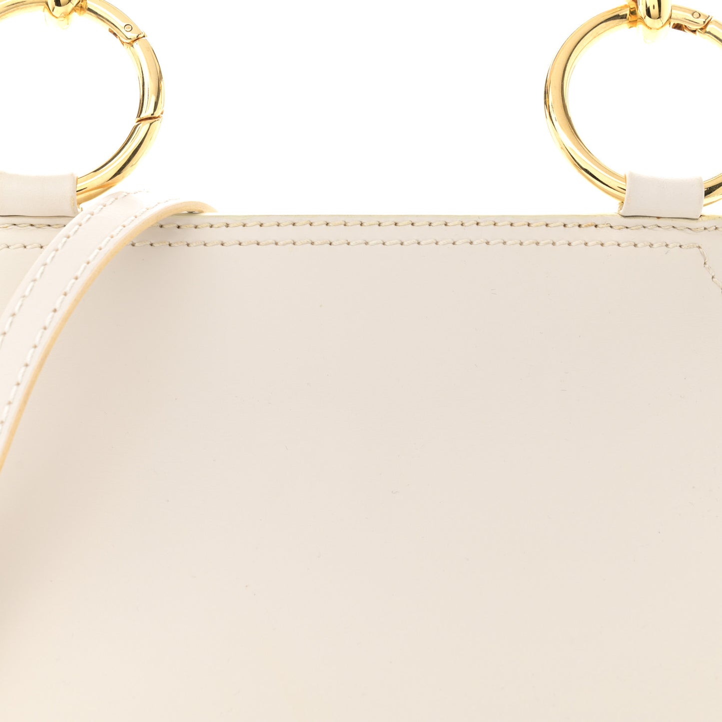 Calfskin Haymarket Check Large Bridle Saddle Bag Natural