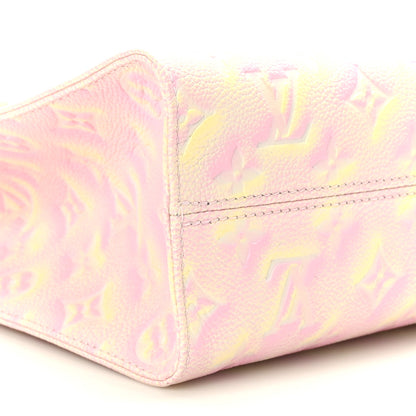 Louis Vuitton Empreinte Monogram Summer Stardust Onthego PM Pink 7 of 8
