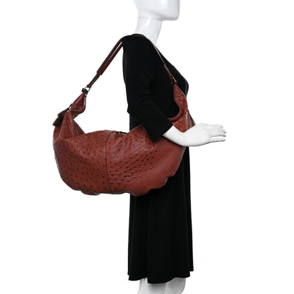 The Row Ostrich Sling 15 Hobo Brown 2 of 11