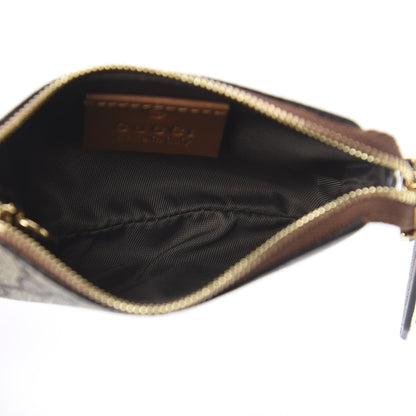 Gucci GG Supreme Monogram Key Case Brown 4 of 5