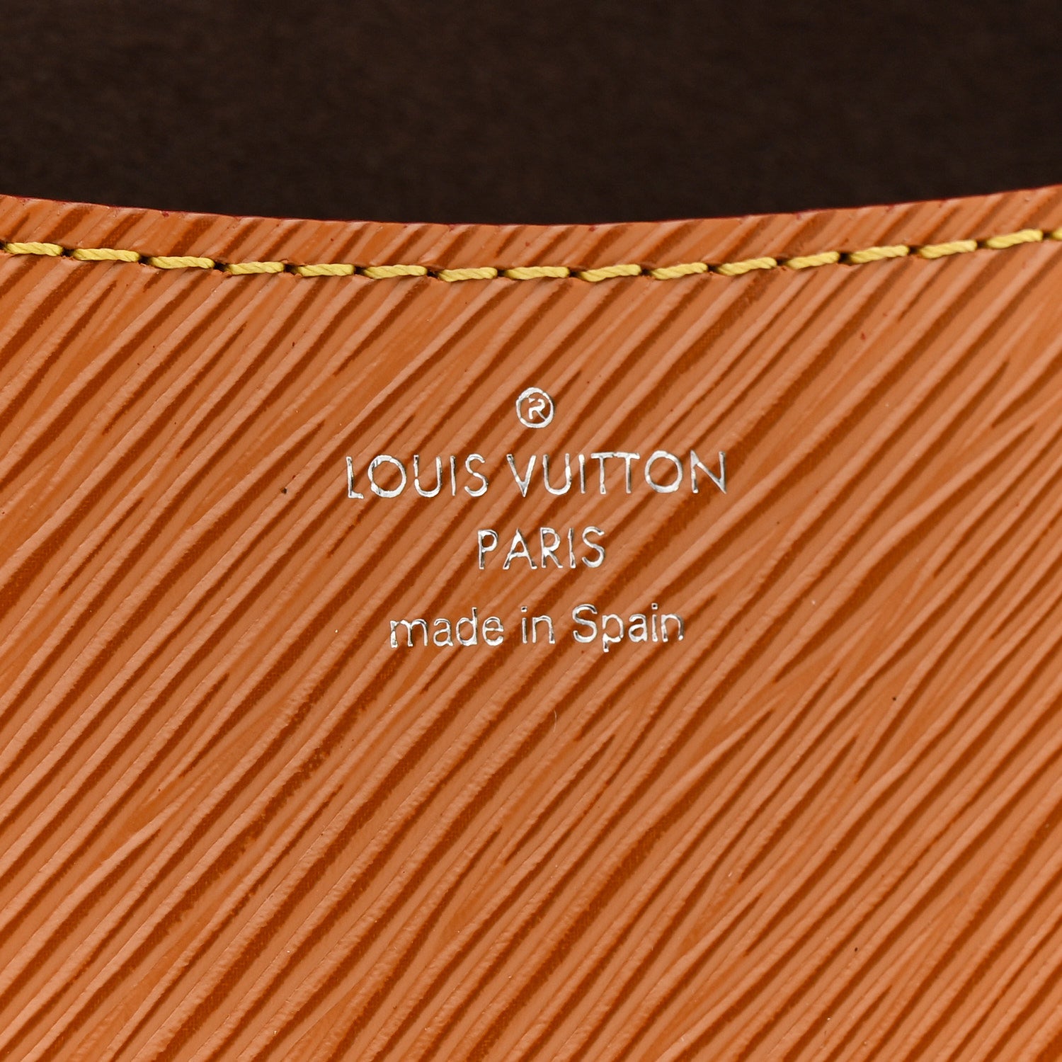 Louis Vuitton Epi Buci Crossbody Gold Honey 6 of 9