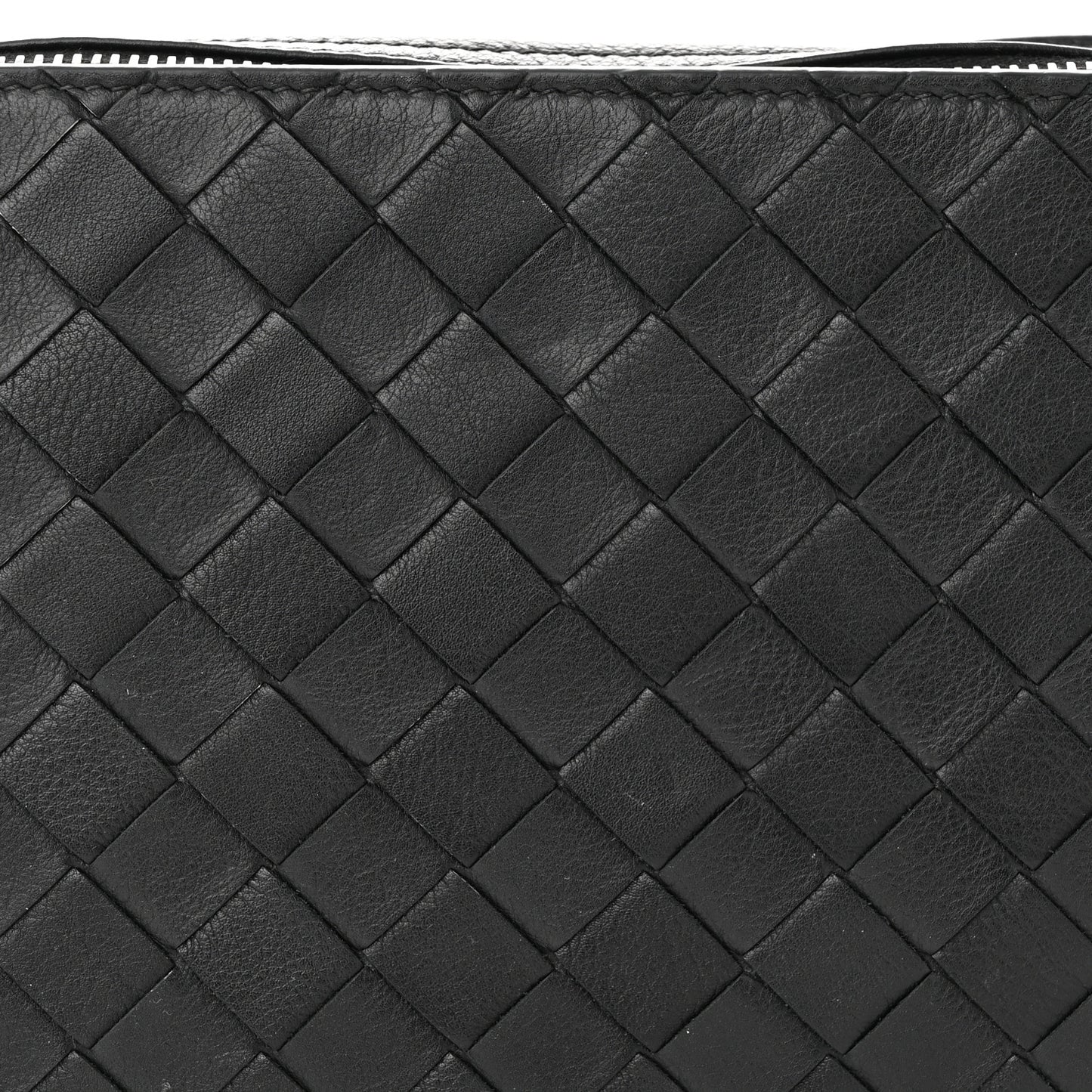 Nappa Intrecciato Belt Bag Black