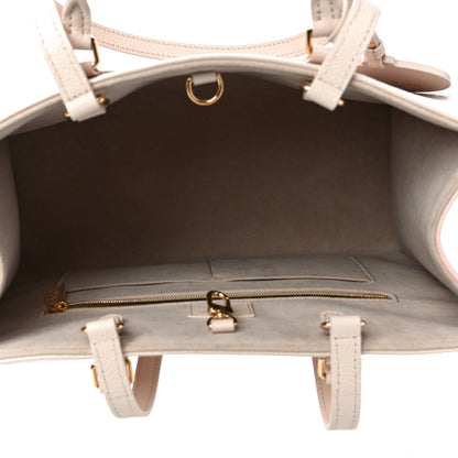 Louis Vuitton Empreinte Monogram Spring In The City Onthego MM Beige Pink Yellow 5 of 9