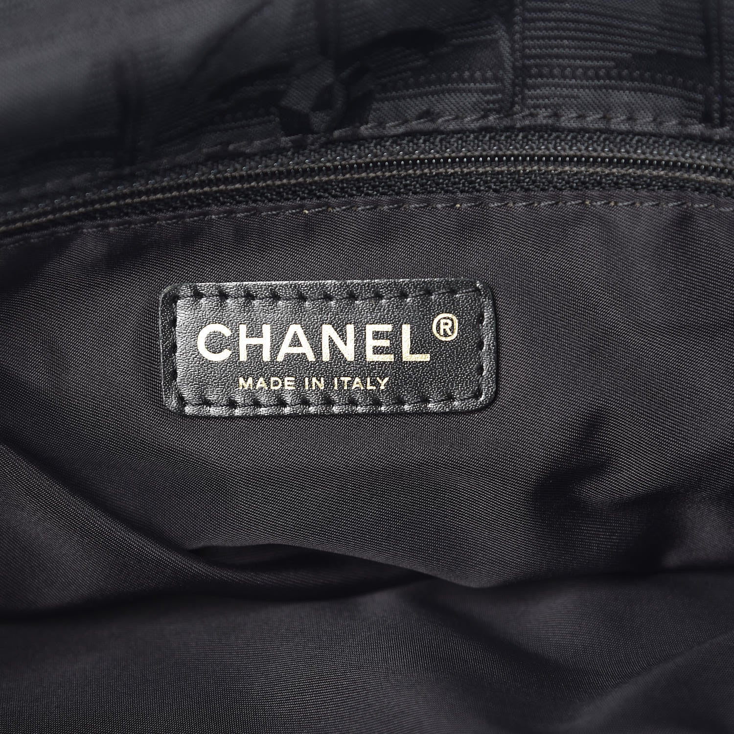 Chanel Nylon Travel Messenger Bag Black 6 of 10