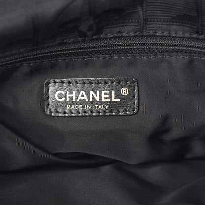 Chanel Nylon Travel Messenger Bag Black 6 of 10