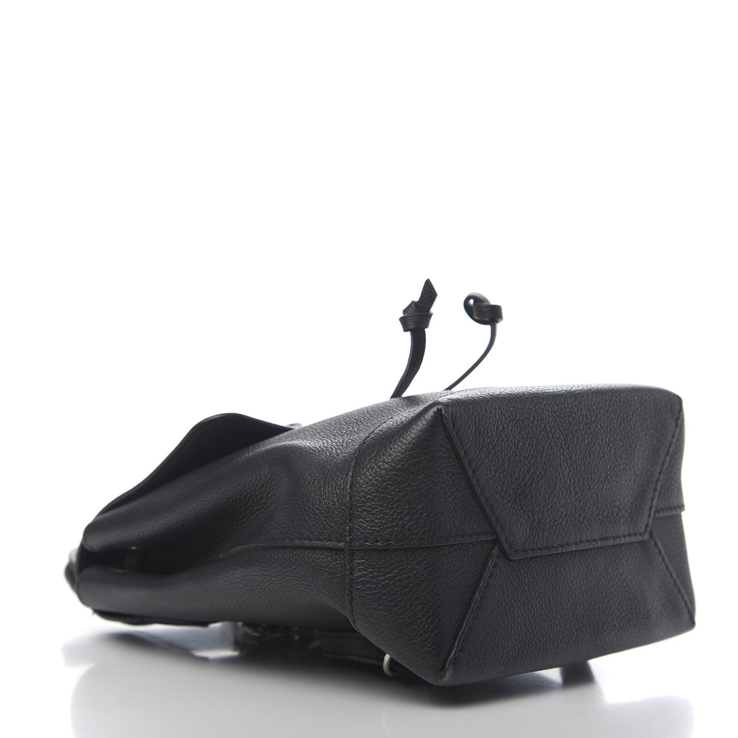 Louis Vuitton Calfskin Lockme Mini Backpack Black 3 of 14