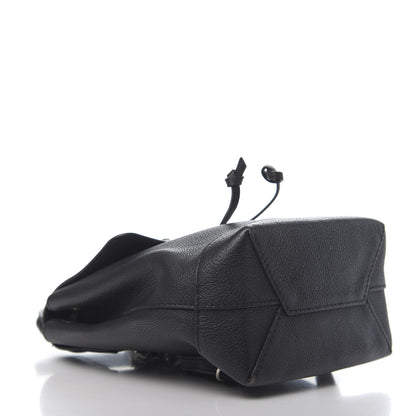 Louis Vuitton Calfskin Lockme Mini Backpack Black 3 of 14