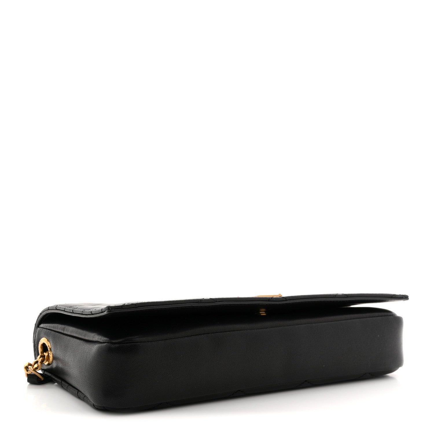 Saint Laurent Lambskin Quilted Monogram Kate 99 Black 4 of 10