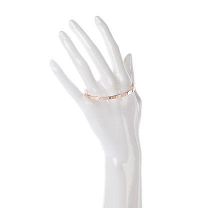 Cartier 18K Pink Gold Small LOVE Bracelet 17 2 of 5