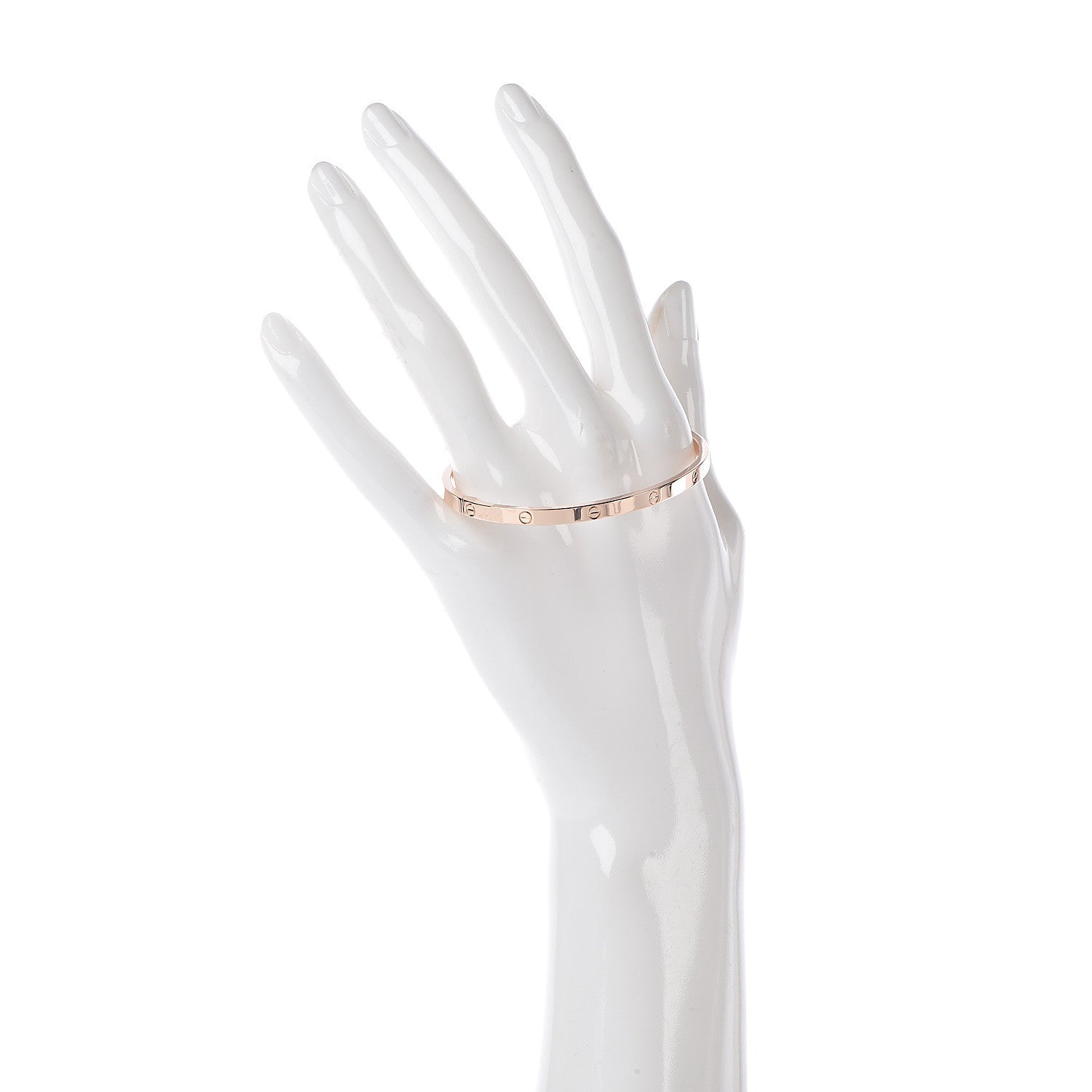Cartier 18K Pink Gold Small LOVE Bracelet 17 2 of 5