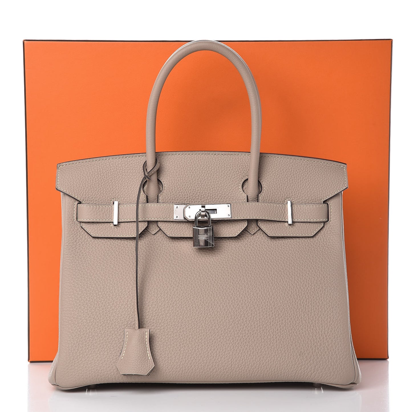 Togo Birkin 30 Gris Tourterelle