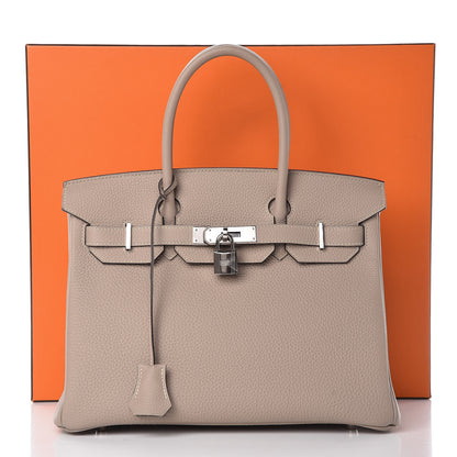 Hermes Togo Birkin 30 Gris Tourterelle 31 of 31