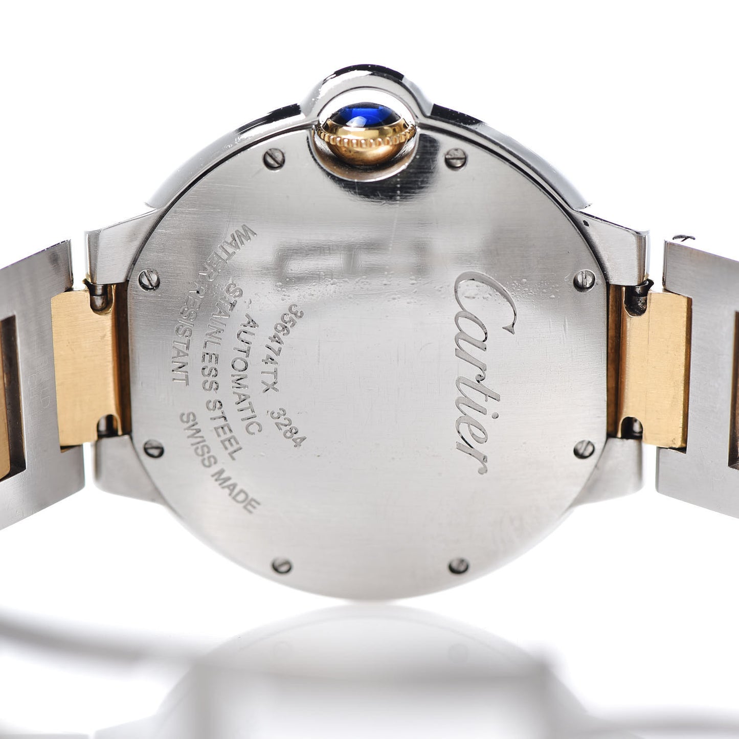 Stainless Steel 18K Yellow Gold 36mm Ballon Bleu De Automatic Watch