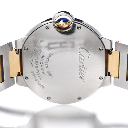 Cartier Stainless Steel 18K Yellow Gold 36mm Ballon Bleu De Automatic Watch 10 of 12
