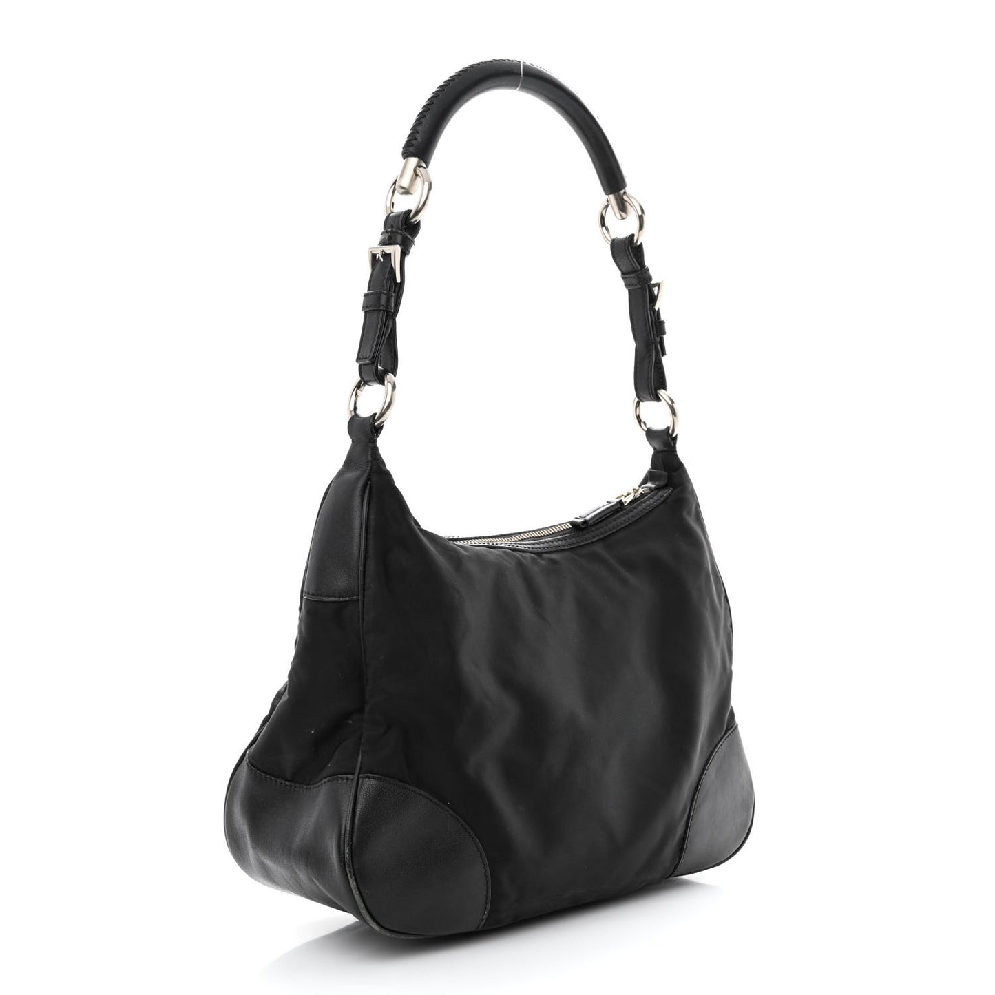 Tessuto Nylon Hobo Black
