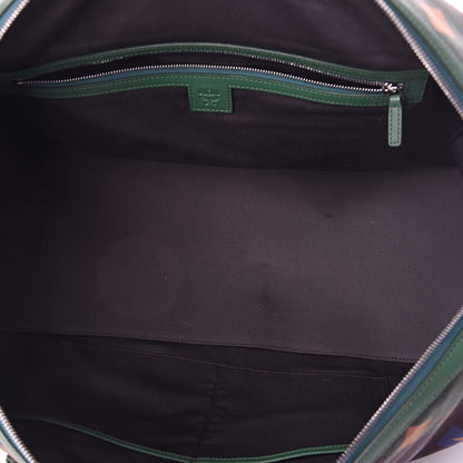 MCM Nylon Camo Dieter Munich Weekender Bag Green 4 of 8