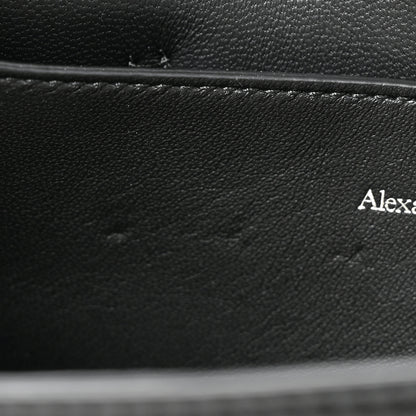 Alexander McQueen Calfskin Small Slash Bag Black White 10 of 11