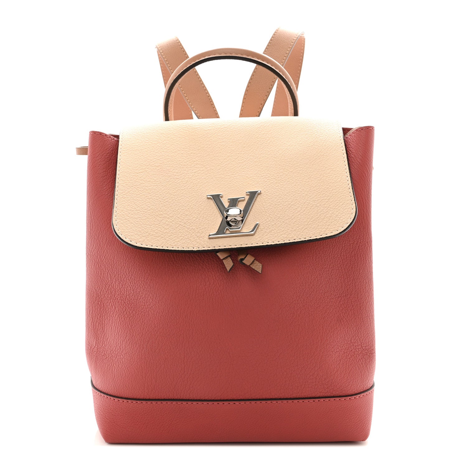 Louis Vuitton Calfskin Lockme Backpack Pink 1 of 11