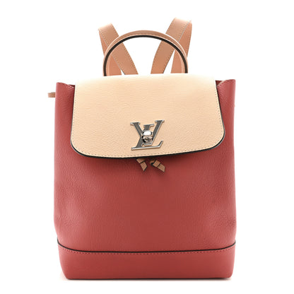 Louis Vuitton Calfskin Lockme Backpack Pink 1 of 11