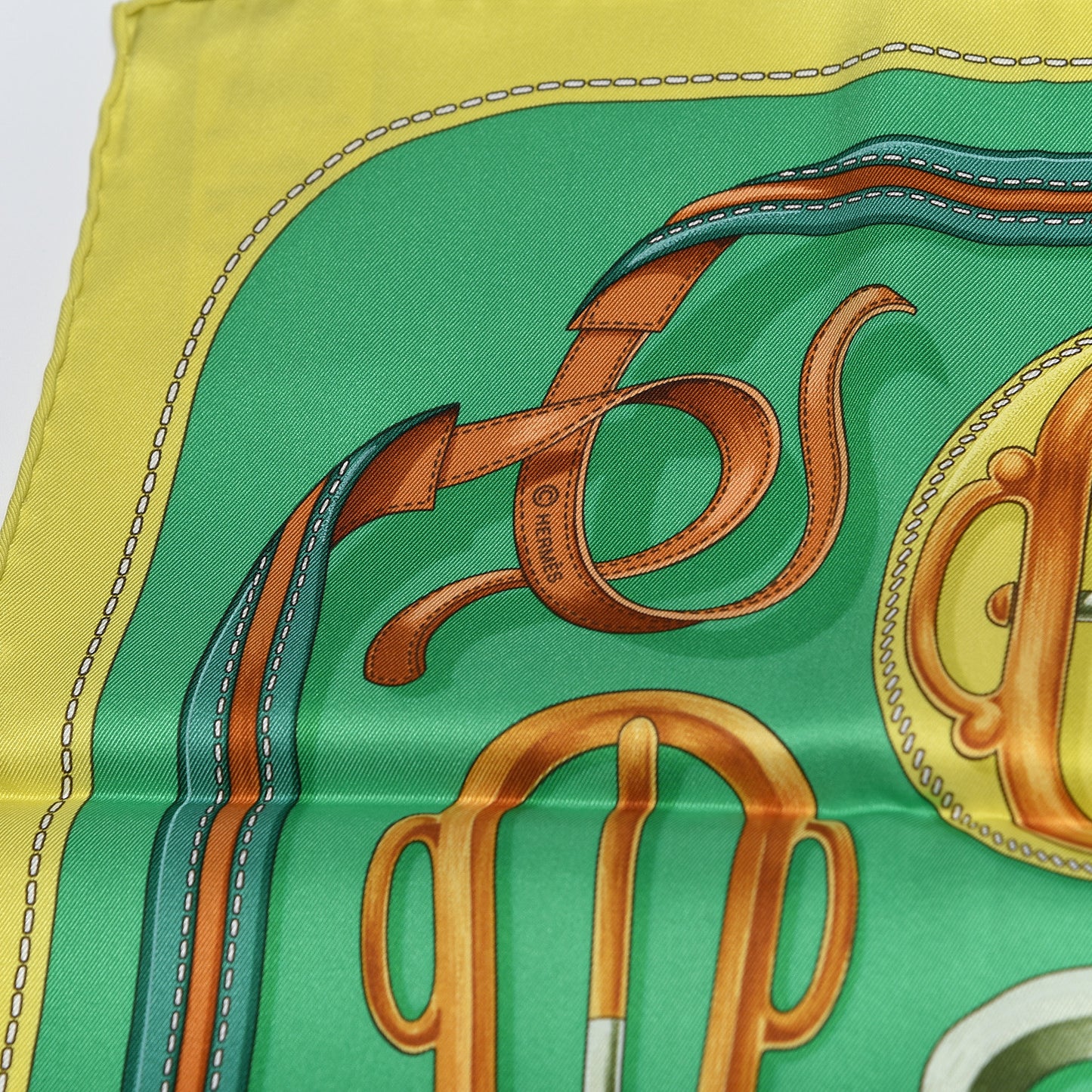 Silk Bouclerie D'Attelage Scarf 70