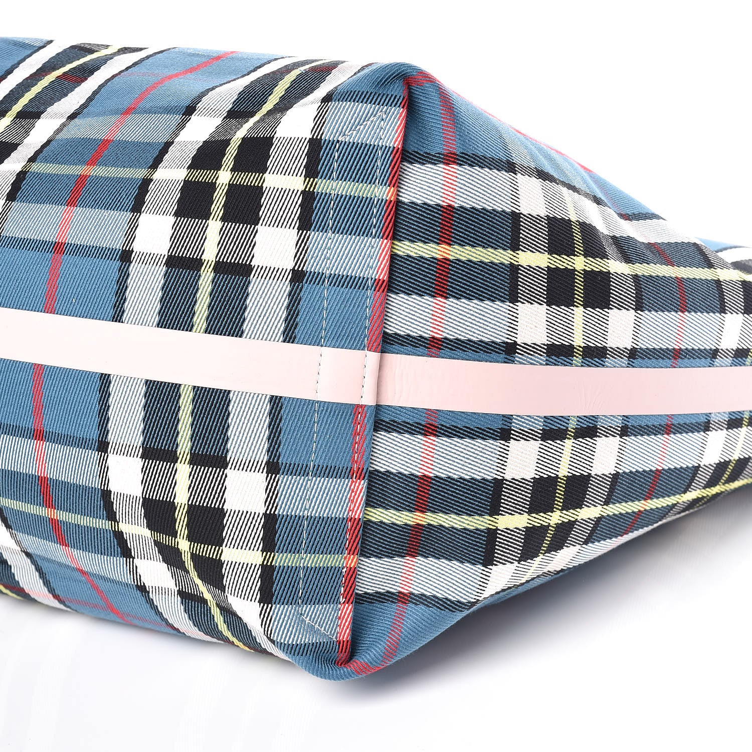 Burberry Vintage Check Large The Giant Reversible Tote Palm Green Pink Apricot 12 of 13