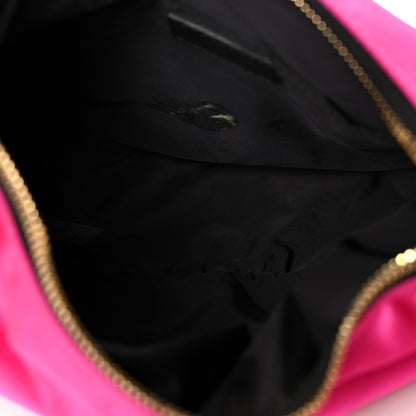 Versace Nylon Tribute Chain Crossbody Shoulder Bag Flamingo Black 4 of 8